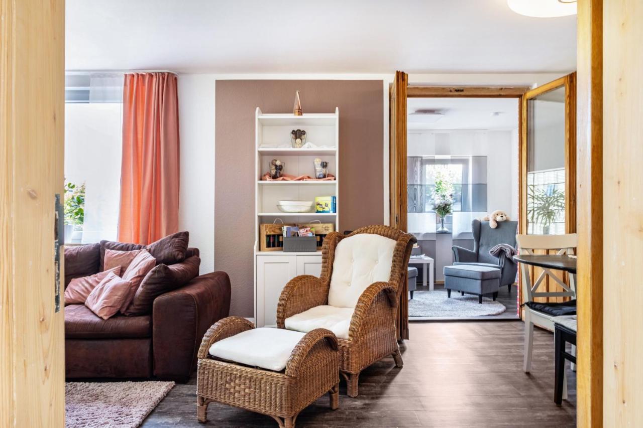 שטאדה Ferienwohnung Am Elbstrom מראה חיצוני תמונה
